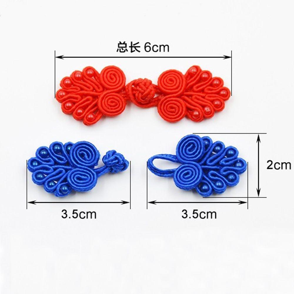 Set 5 Nút Thắt Dây Ruy Băng Hình Ếch Phong Cách Trung Hoa