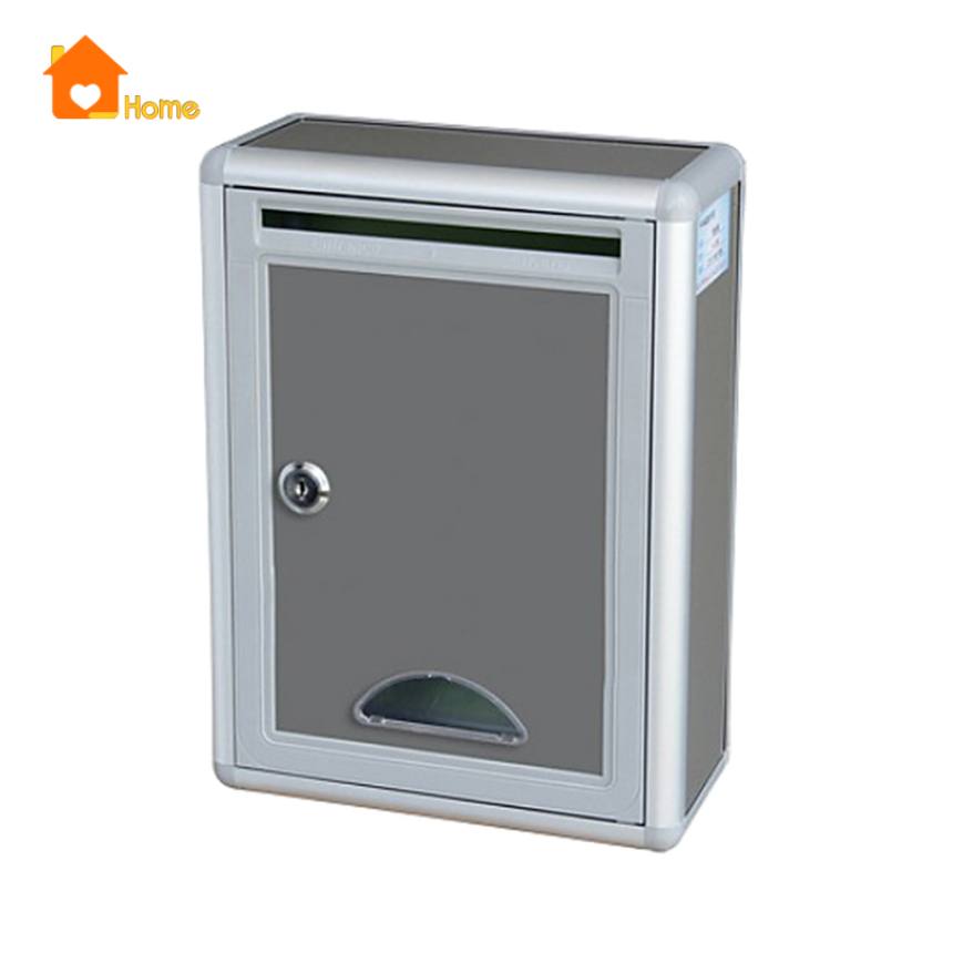 [Love_Home]1xAluminium Alloy Mailbox Wall Mounted Outdoor Letter Post Mail Box