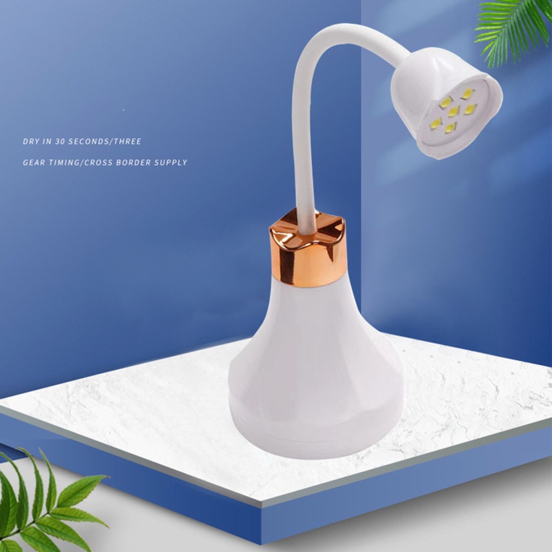 Đèn LED Hong Khô Móng Tay Bằng Tia UV 360 Độ Tiện Dụng°Đèn Làm Móng Tay Xoay Được Không Dùng Gel