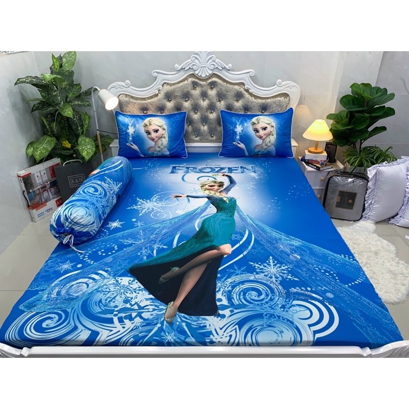 Drap thun lạnh 5D cao cấp mẫu bé( 2 màu)