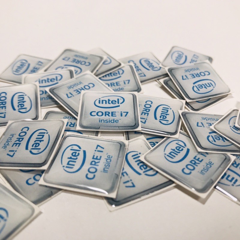 Intel Core I7 Sticker Dán Laptop Pc