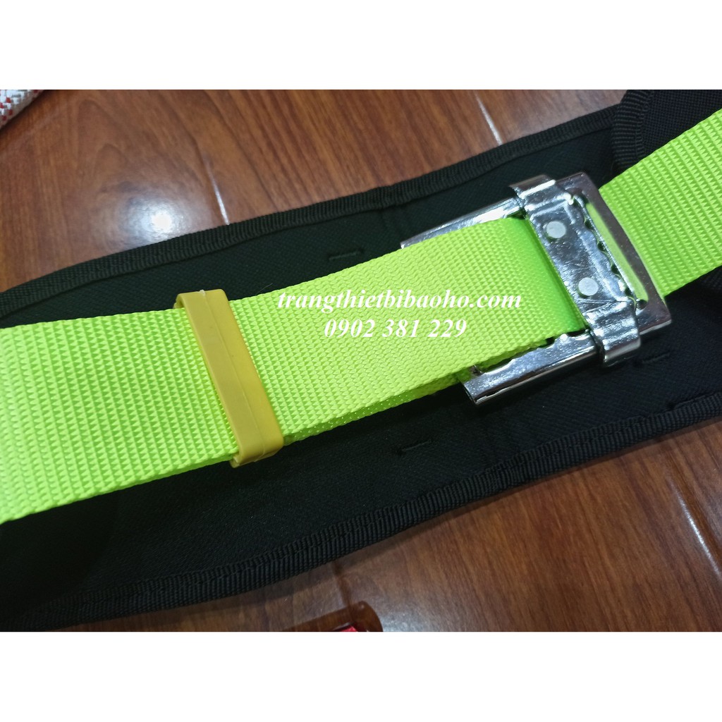 Dây an toàn nịt bụng móc nhôm có miếng đệm lưng (dây thừng)