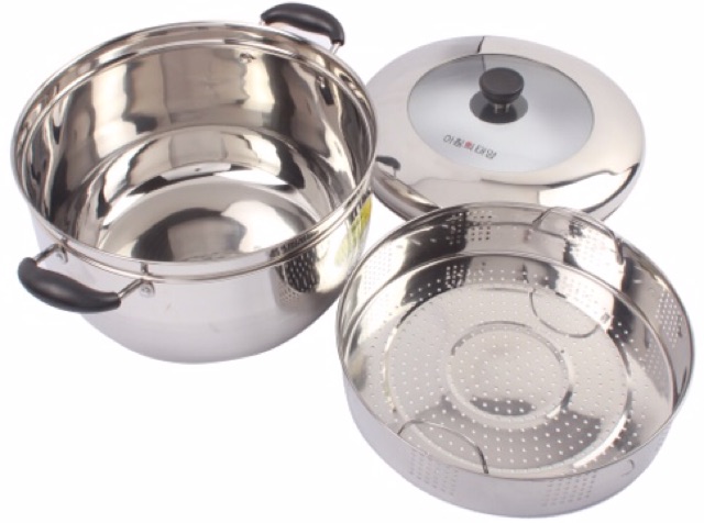 Nồi hấp inox Steam Cooker 30cm