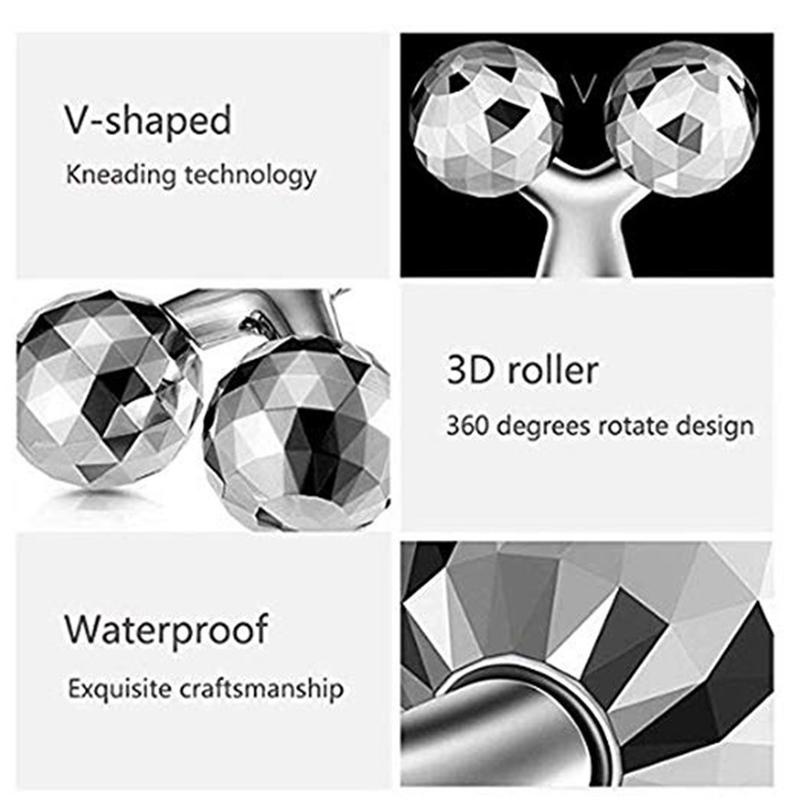 Cây Lăn Massage Nâng Cơ Mặt 3D Xoay 360 Độ Hình Chữ Y