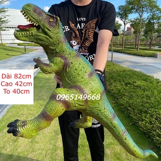 Mô Hình Khủng Long T-Rex bạo chúa Cỡ Lớn Mềm Mại nhiều mẫu cho Bé chọn