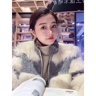 Áo khoác lông kèm ảnh thật(sẵn hàng)