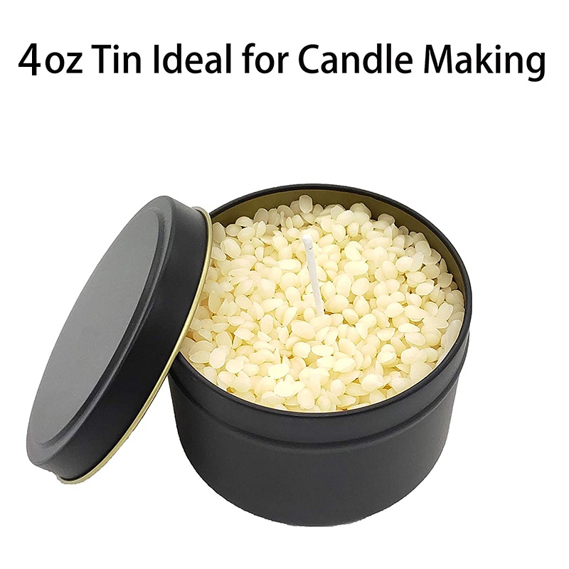 Set 24 hộp thiếc đựng nến 4 Oz tiện dụng