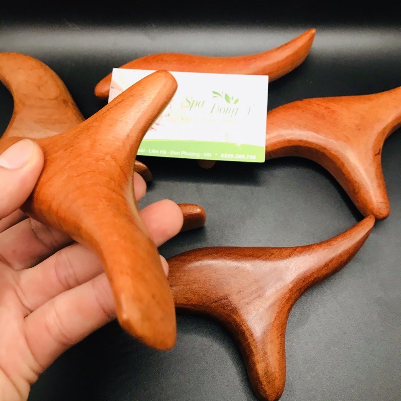 Ấn huyệt 3 chân bằng gỗ dùng cho body