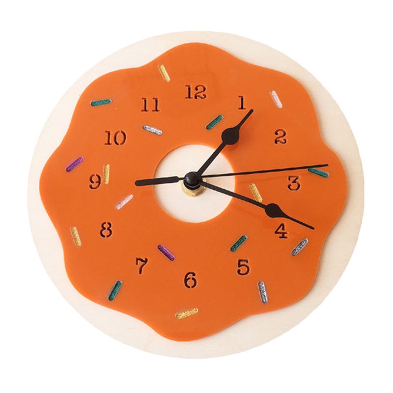 Đồng Hồ Treo Tường Không Gây Tiếng Ồn Phong Cách Bắc Âu Đơn Giản Trang Trí Nhà Cửa / Văn Phòng