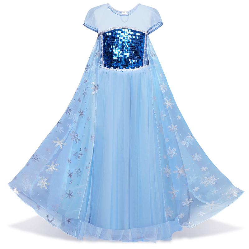 Đầm Hóa Trang Công Chúa Anna Elsa Cho Bé Gái
