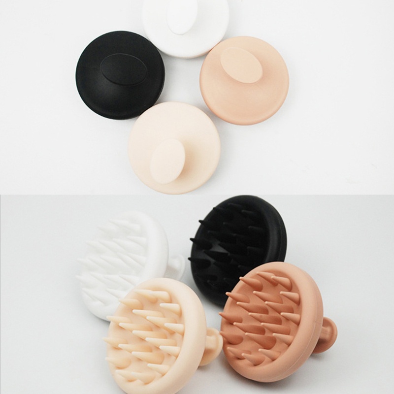 Bàn Chải Gội Đầu Massage Tẩy Tế Bào Chết Bằng Silicone Tiện Lợi YOUYO