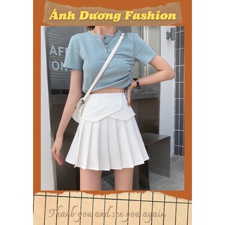Chân váy xếp ly tennis ngắn phong cách Hàn Quốc 🥰Năng động,trẻ trung