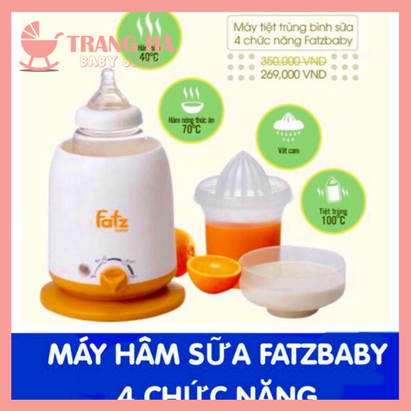 ️️𝑪𝑯𝑰́𝑵𝑯 𝑯𝑨̃𝑵𝑮️? Máy Hâm Sữa 4 Chức Năng Fatzbaby FB3002SL