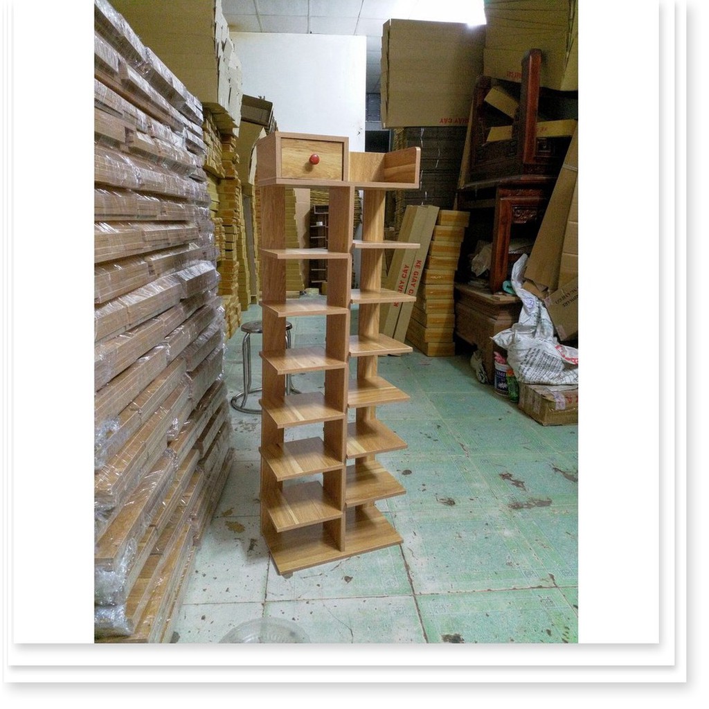 Kệ giày cây PIHOUSE 7 tầng kết hợp xương rồng có chỗ đẻ túi xách tiện lợi 120x40x20 cm