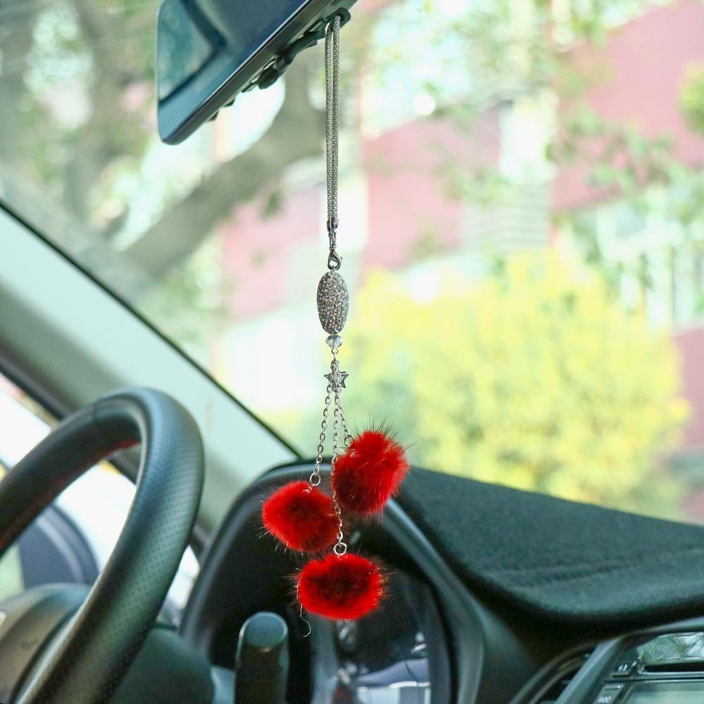 Mặt Dây Chuyền Xe Hơi MAYSHOW Lấp Lánh|Gương Chiếu Hậu Chất Lượng Cao Chuyên Dùng