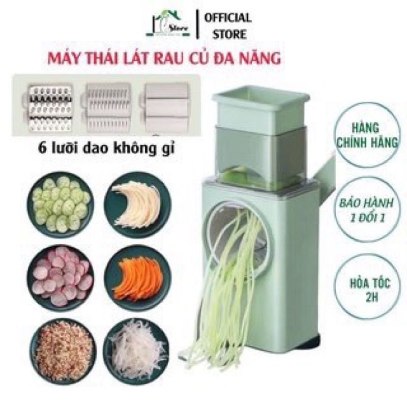 Bộ dụng cụ nạo rau củ quả thái lát bào sợ băm nhỏ đa năng