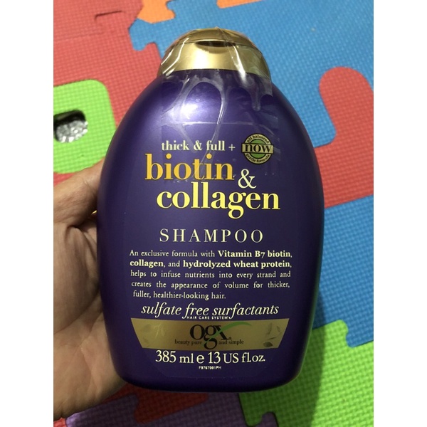 BỘ SẢN PHẨM GỒM: - 01 chai Dầu Gội OGX 385ML - 01 chai Dầu Xả OGX 385ML