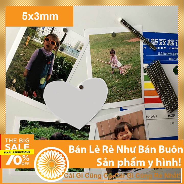 20 viên nam châm viên 5x3mm