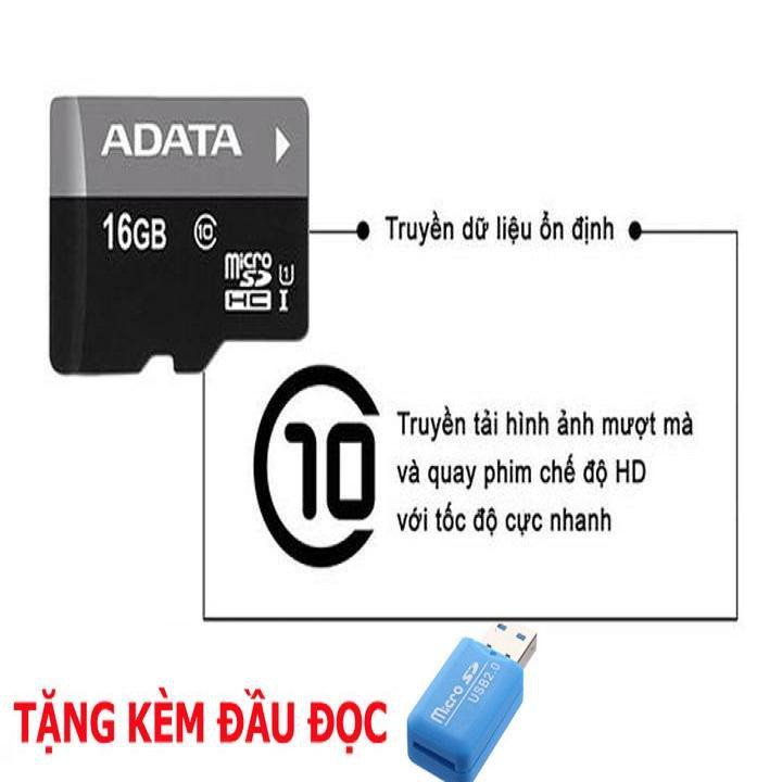 [Xả Hàng] THẺ NHỚ 16GB - TẶNG ĐẦU ĐỌC THẺ - MANG CẢ THẾ GIỚI VÀO CHIẾC ĐIỆN THOẠI CỦA BẠN | BigBuy360 - bigbuy360.vn