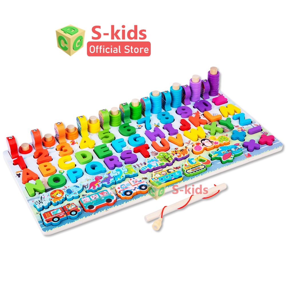 Đồ Chơi Trẻ Em S-Kids, Bảng Chữ Cái, Số Đếm