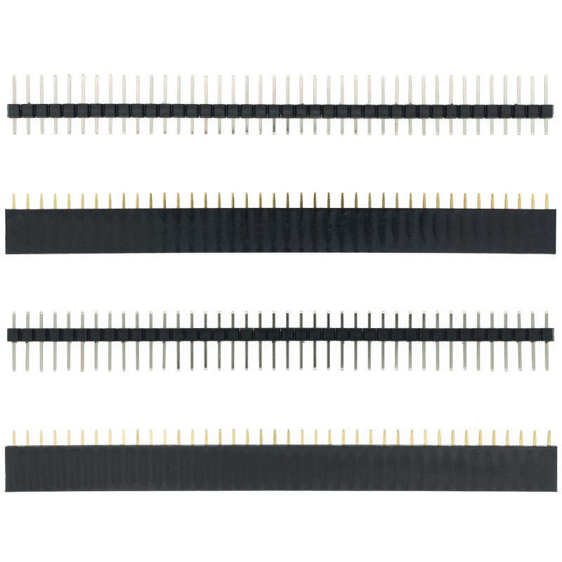 Đầu Nối Pin 1X40Pin 2.54mm + 1x40 Male