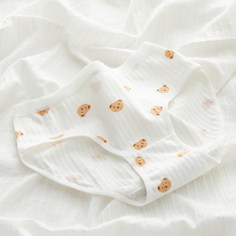 Set 5 Quần Lót Cotton Nữ Thông Hơi Kháng Khuẩn Hút Mồ Hôi Hoạ Tiết Panda Dễ Thương Cute TOPBRA