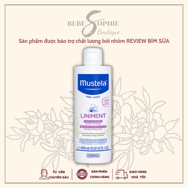 Kem làm sạch đa năng Liniment Mustela 400ml