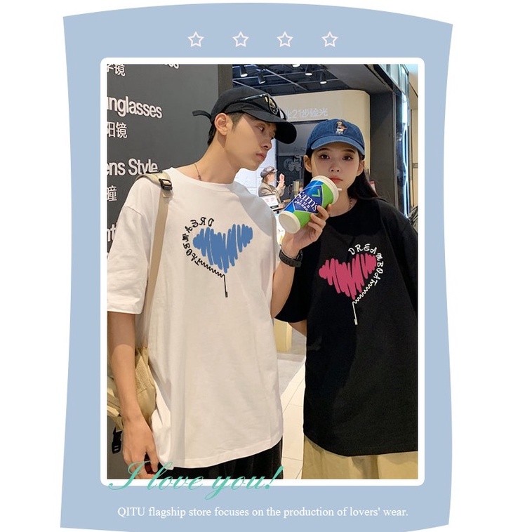 ZHELIHANGFEI Áo thun in ngắn tay kiểu dáng rộng theo phong cách đại học