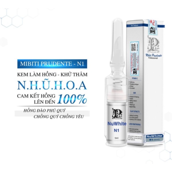 Kem làm hồng nhũ hoa Nuwhite N1 Mibiti Prudente chính hãng Mỹ | BigBuy360 - bigbuy360.vn