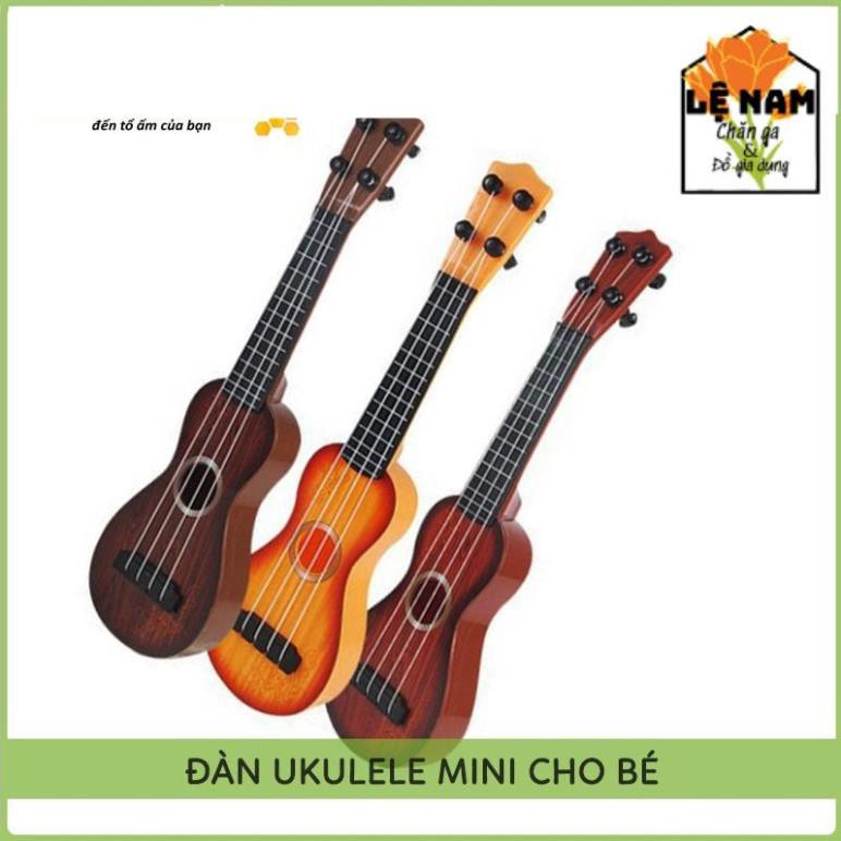 Đàn Ukulele Mini, Đàn Guitar Mini Món Quá Ý Nghĩa Mẹ Tặng Bé, Tặng Kèm Vỏ Đựng Xịn - Lỗi 1 đổi 1