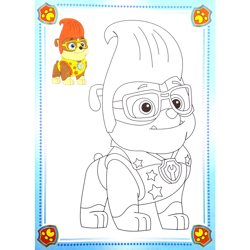 Sách Bé Yêu Tô Màu - Đội Chó Cứu Hộ Paw Patrol - Tập 1