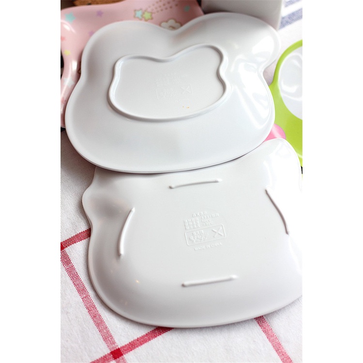 Đĩa sứ đựng thức ăn hình hoạt hình dễ thương