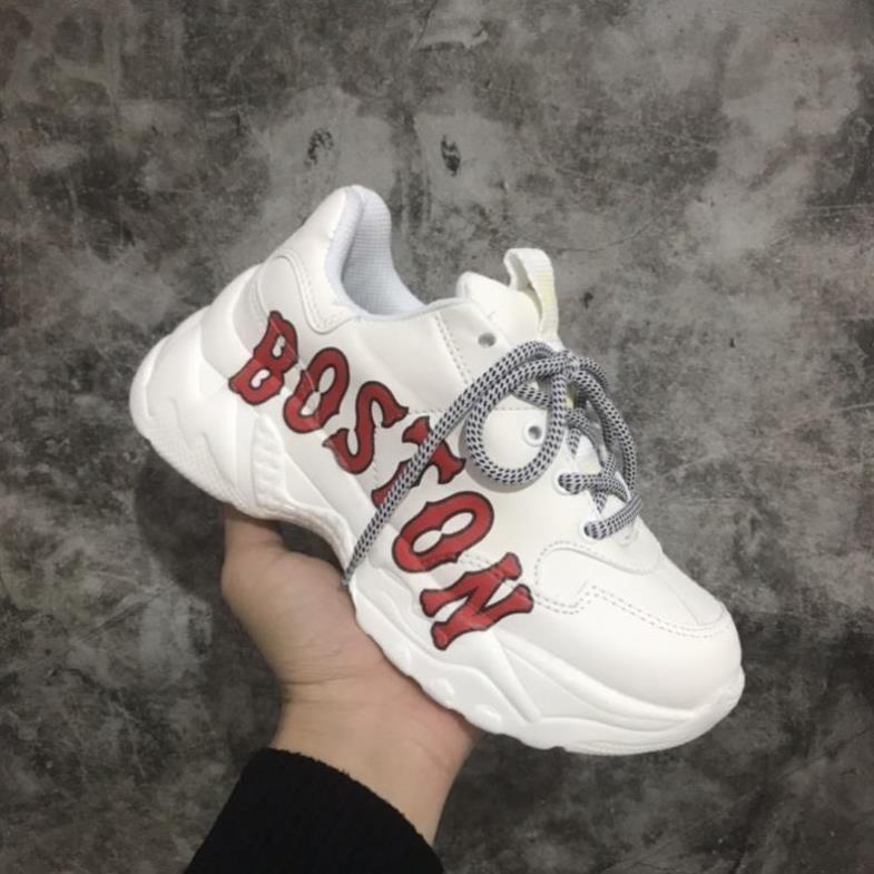 Giày MLB ny boston độn đế tăng chiều cao thể thao sneaker nam nữ Hot Trend