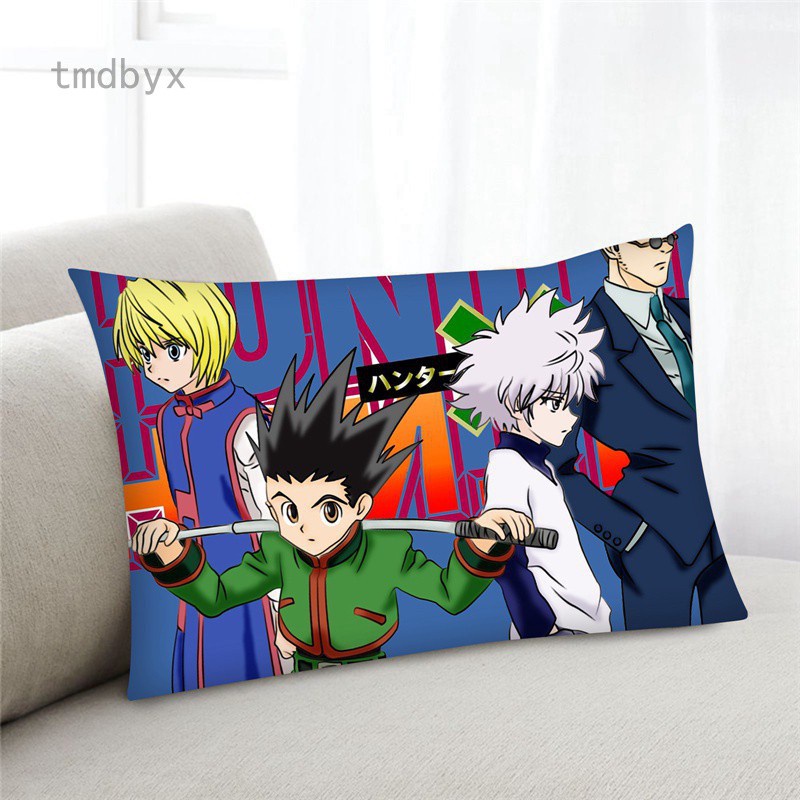 Vỏ Gối Dài 30x50cm In Họa Tiết Hunter X Hunter Độc Đáo