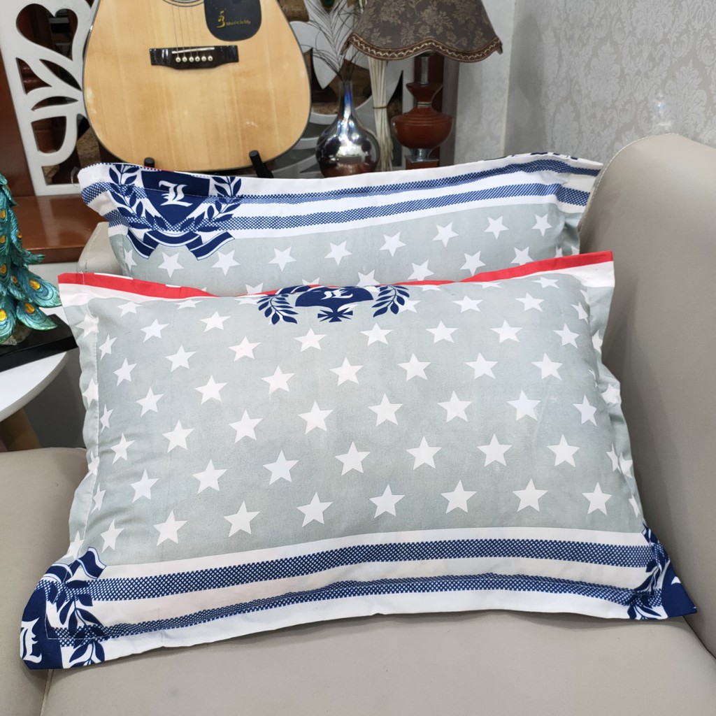 Vỏ gối đầu cotton kích thước 45 x 65cm LODIVA mã VG03