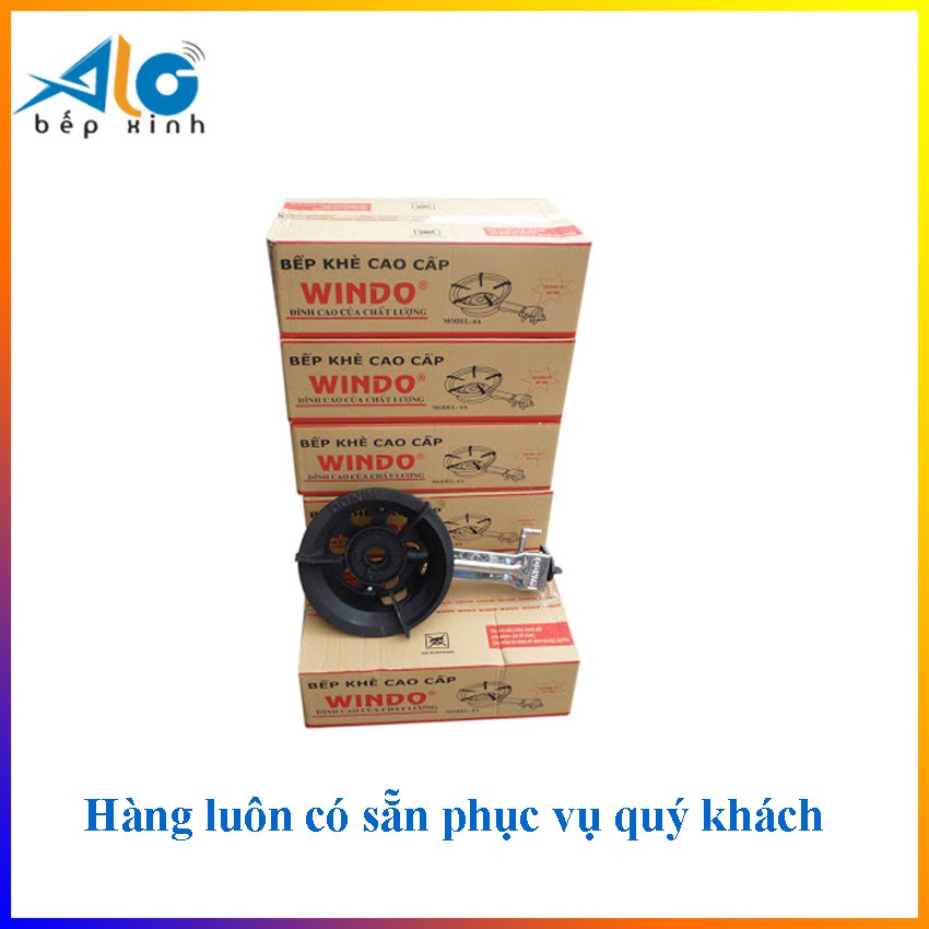 Bếp gas công nghiệp khè Windo 6A - Bếp ga khè - Cụm đánh lửa siêu nhạy - Lửa cực mạnh - BH 12 tháng - Alo Bếp xinh