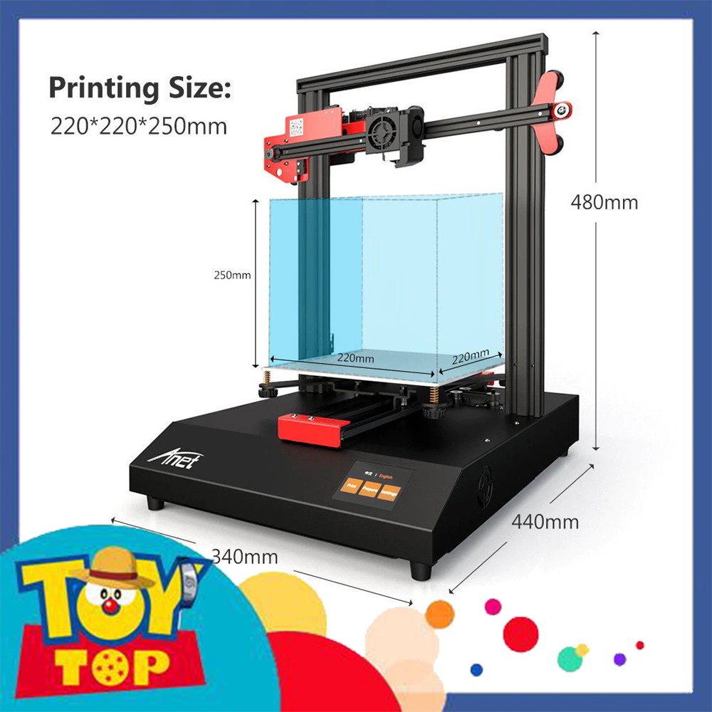 Máy in 3d ET4 / ET4X / ET4 Pro Anet 3d printer dạng FDM - hỗ trợ in 3D mô hình, custom lego non , ....