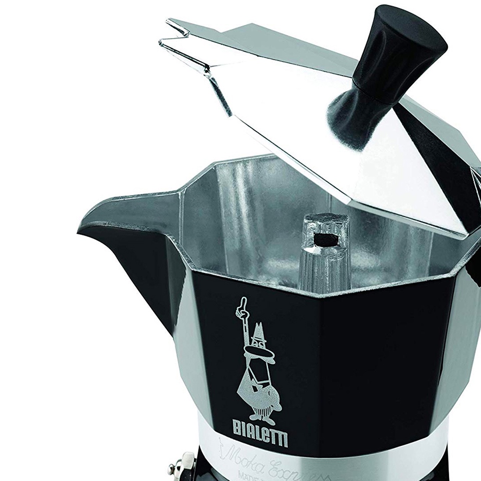 Ấm Moka Bialetti Express màu đen 3 cup chính hãng