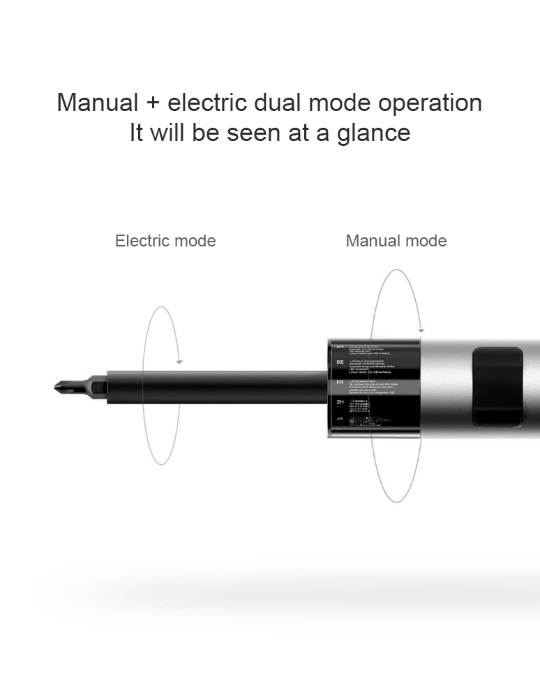 Tua Vít Xiaomi Wow Có Thể Sạc Lại Sd 36 Bit 3led