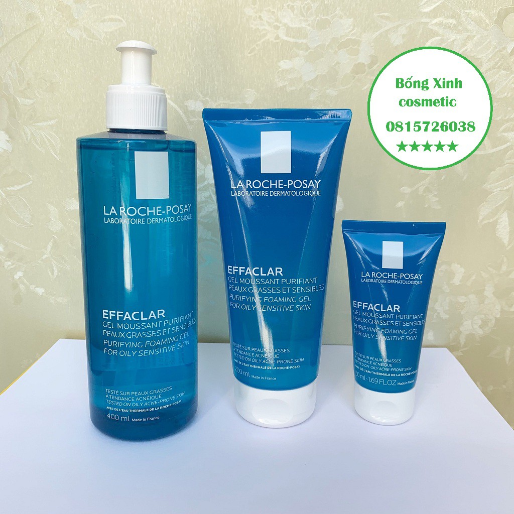 Sữa Rửa Mặt Cho Da Dầu Mụn, Nhạy Cảm - La Roche-Posay Effaclar Purifying Foaming Gel | BigBuy360 - bigbuy360.vn