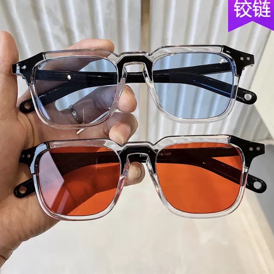 Mắt Kính râm mát thời trang trong suốt cho nam nữ cá tính