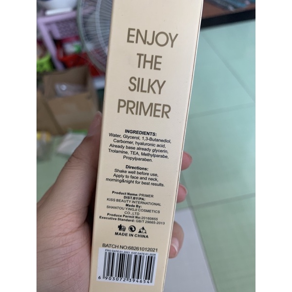 Kem lót Kiss Beauty Chai Sành Enjoy the Silky 35ml