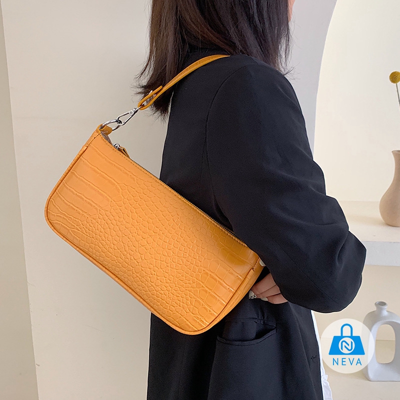 (NEW) Túi Kẹp Nách Nữ Dập Vân Hottrend NEVA690