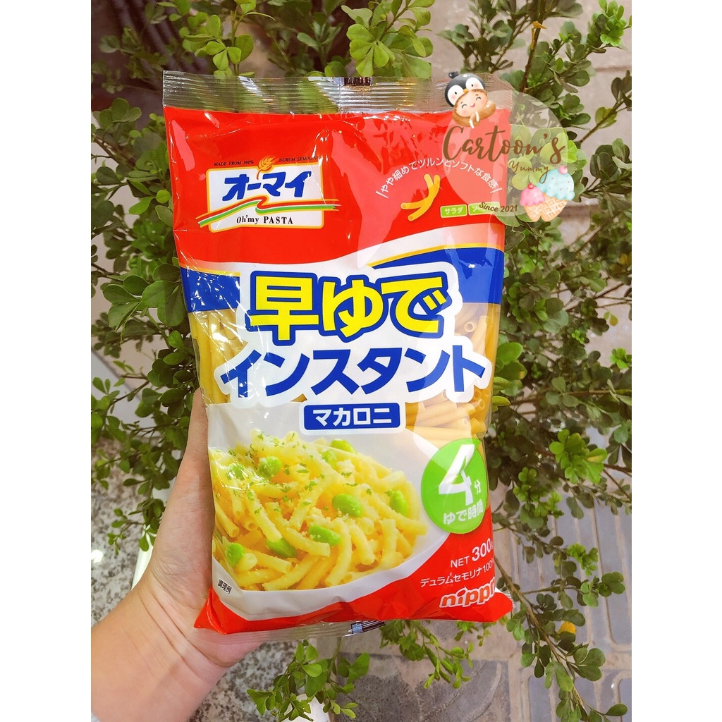 Nui pasta hữu cơ Oh My Pasta Macaroni 300g Nhật Bản