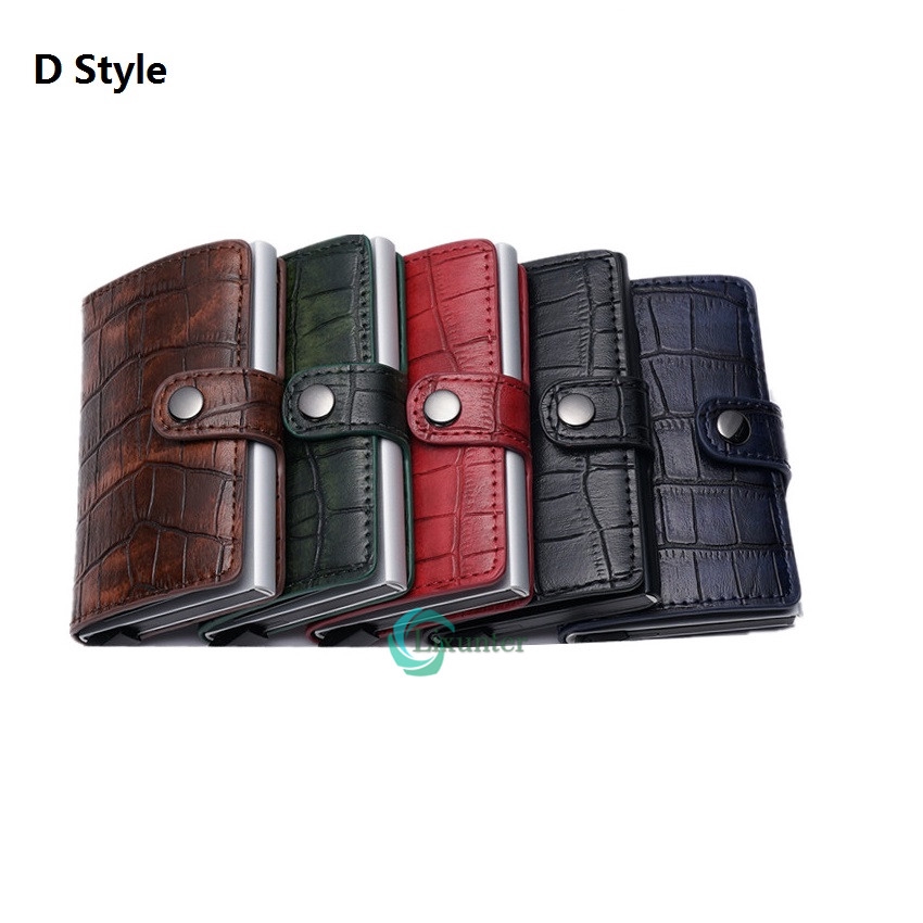 RFID Chic Leather Magic Money Clip Slim Mens Wallet ID Credit Card Holder <lixvn>