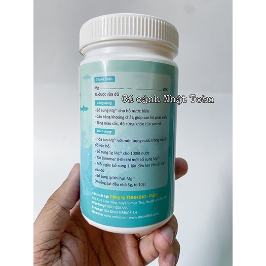 KHOÁNG MG 2+ GIẢI PHÁP BỔ SUNG MG 2+ TỰ NHIÊN MRBIO FISH CHO SAN HÔ BỂ CÁ BIỂN 150G