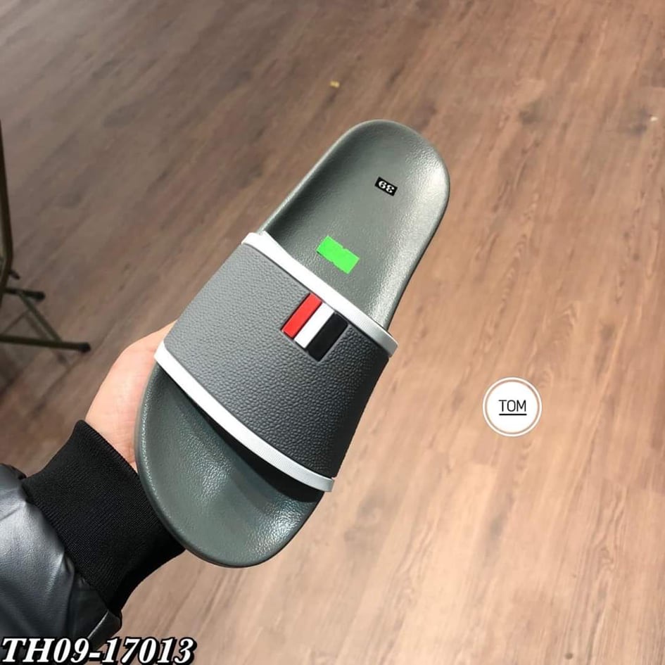 🔥HÀNG CAO CẤP🔥Dép Thom browne nam quai ngang đúc cao su non siêu êm chân