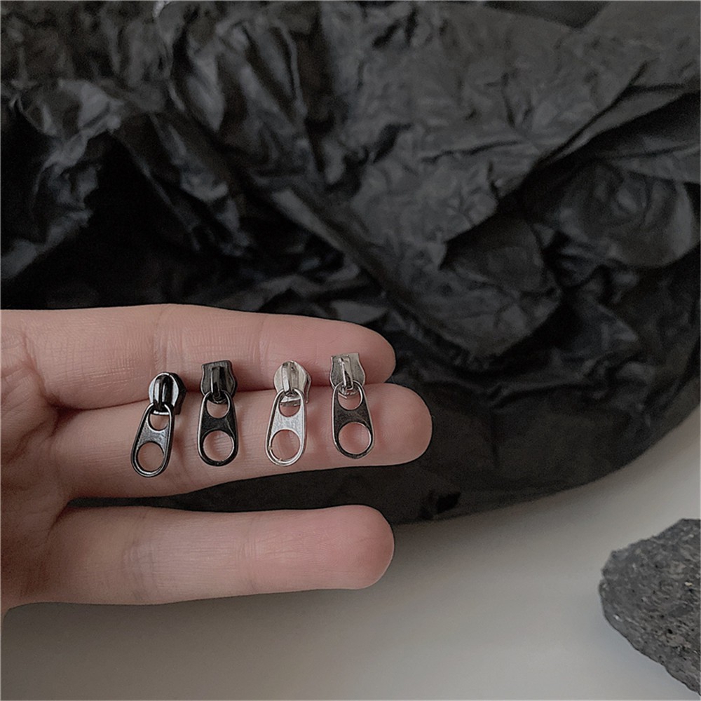 Bông Tai Hình Khóa Kéo Cá Tính Thời Trang Cho Nữ