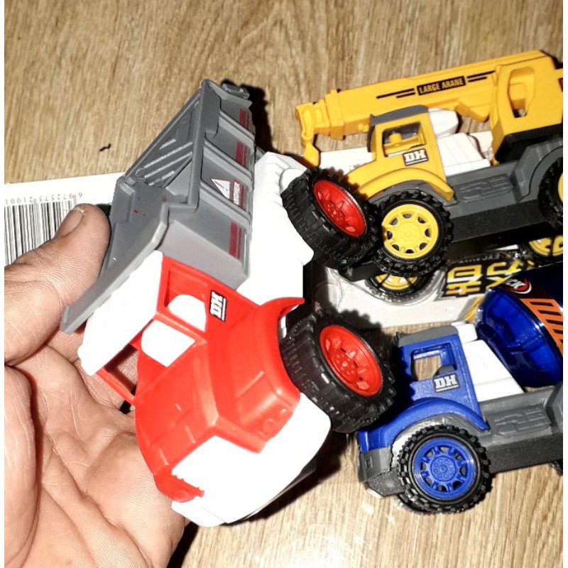 Sét 4 chiếc xe công trình chạy chớn bằng nhựa rất đẹp