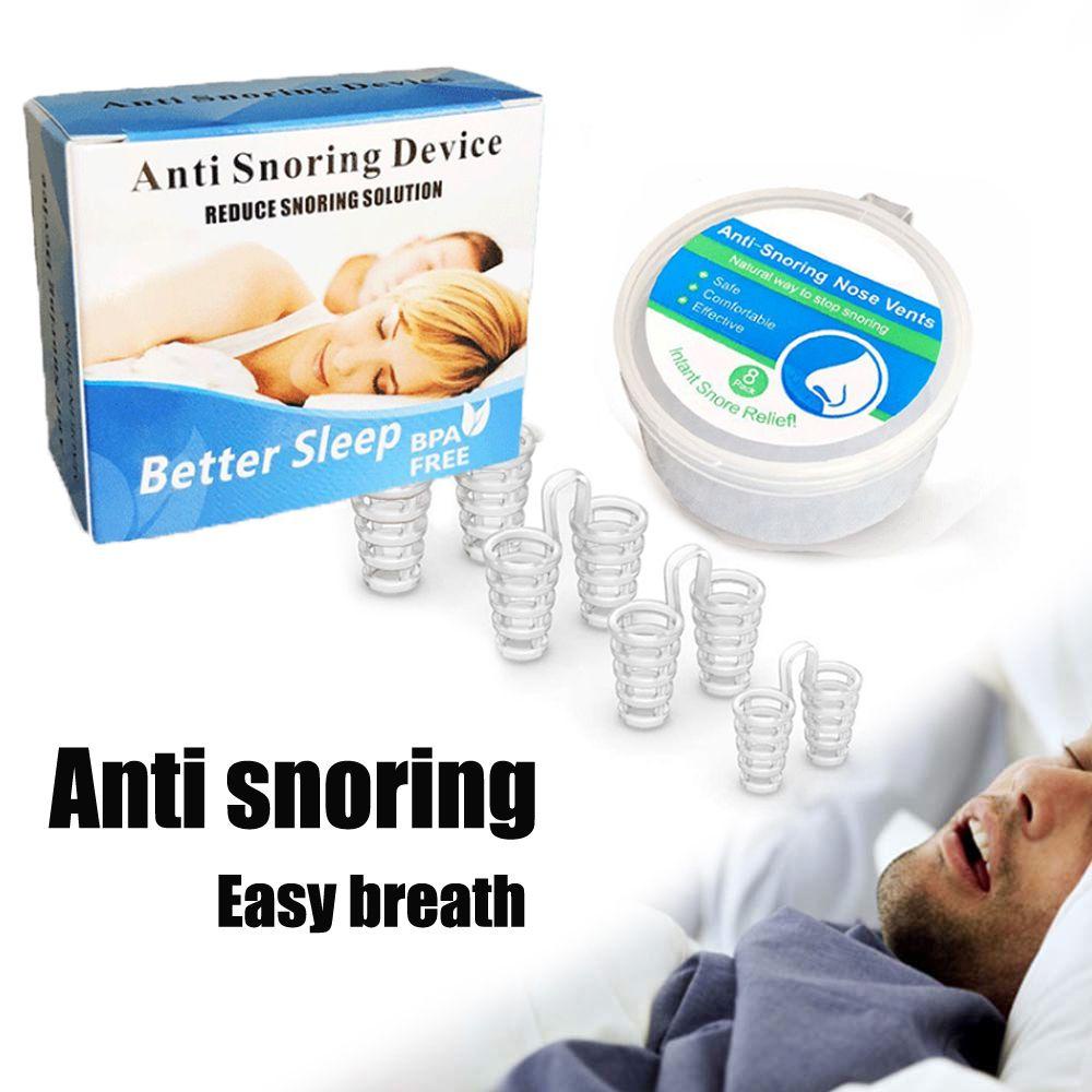 SOFTNESS Set 8 Kẹp Mũi Chống Ngáy Chăm Sóc Sức Khỏe Tiện Lợi